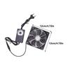 120mm Case Fan 12V PC Fan Computer Fan Adjustable Wind Speed PC Fan 220V 240V Fan 2750RPM Fan for PC Laptop