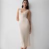Women's new fashionable and sexy three-dimensional flower suspender hip skirt fashionable and slim European and American knitted dress