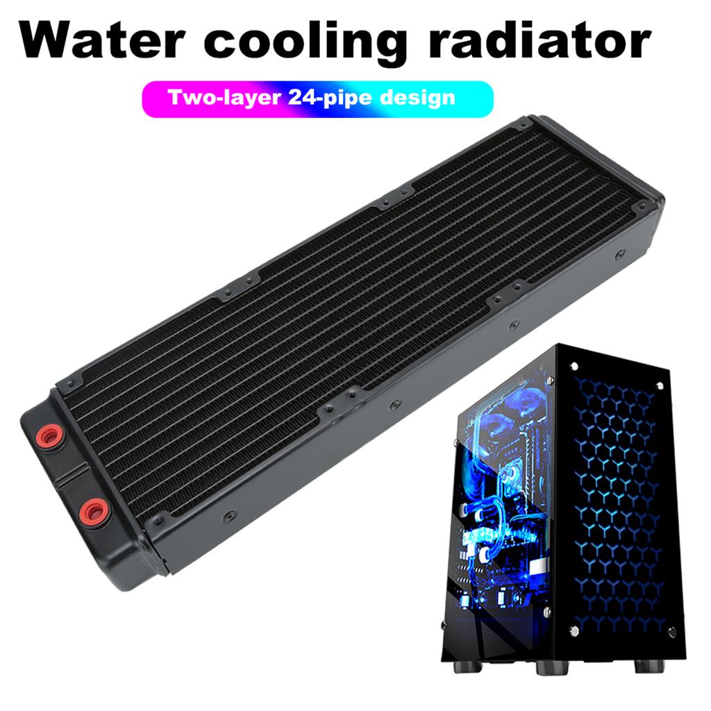 Double Layer 45mm Heat Sink PC Water Cooling HeatDissipating Alumimun Radiator for Computer