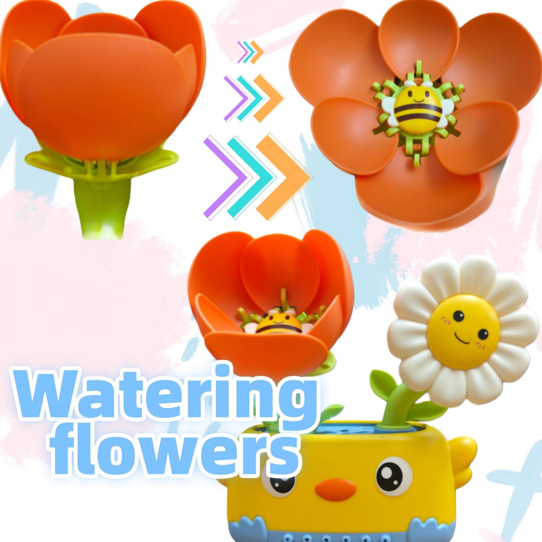 Bath Toys for Toddlers • Gifts for Babies to Enjoy Water Play • Fun for Children During Bath Time • Water Play Toys for Infants Flower