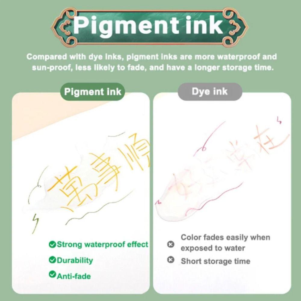 3Pcs/Set Soft Tip Soft Head Calligraphy Pen Soft Head Greeting Card Pen  Scrapbook