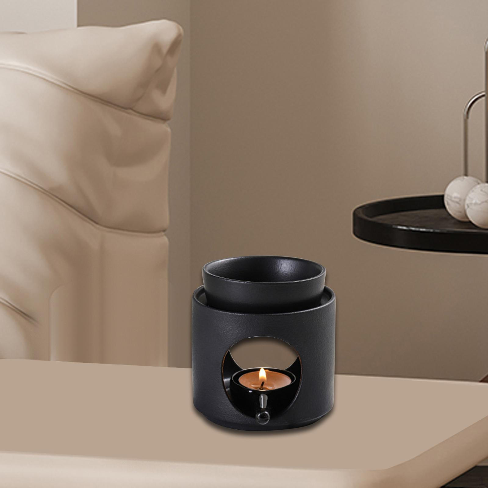 

Аромадиффузор, масляная горелка для домашнего использования с подставкой для чайных свечей White