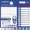 Languo 207/9 Colors Direct Liquid Acrylic Paint Marker Pen Brush Marker DIY Painting Drawing for School Art Supplies Stationery