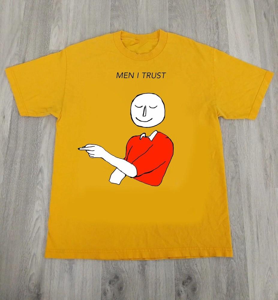 

Men I Trust Yellow Color T Shirt Full Size S5XL FN1298 Unisex T-Shirt M