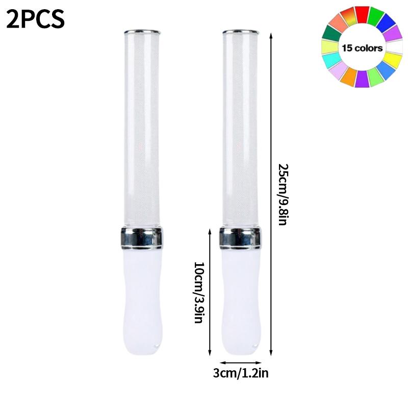 1-10Pcs K-Pop Lightstick Led Glow Sticks 15 Color Reusable Concert Stick Led Flashing Glowsticks Birthday Wedding Party Favor