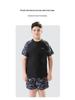 Boys' High-Elastic Quick-Dry Swimsuit Set - Anti-Embarrassment, Two-Piece Beachwear for Tweens and Teens