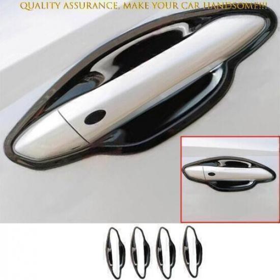 For Hyundai Tucson 2022-2024 Black Titanium Outside Door Bowl Cup Cover Trim 8PC