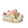 Leather white shoes children's 2025 spring and summer new popular ins trendy versatile niche board shoes niche design sense