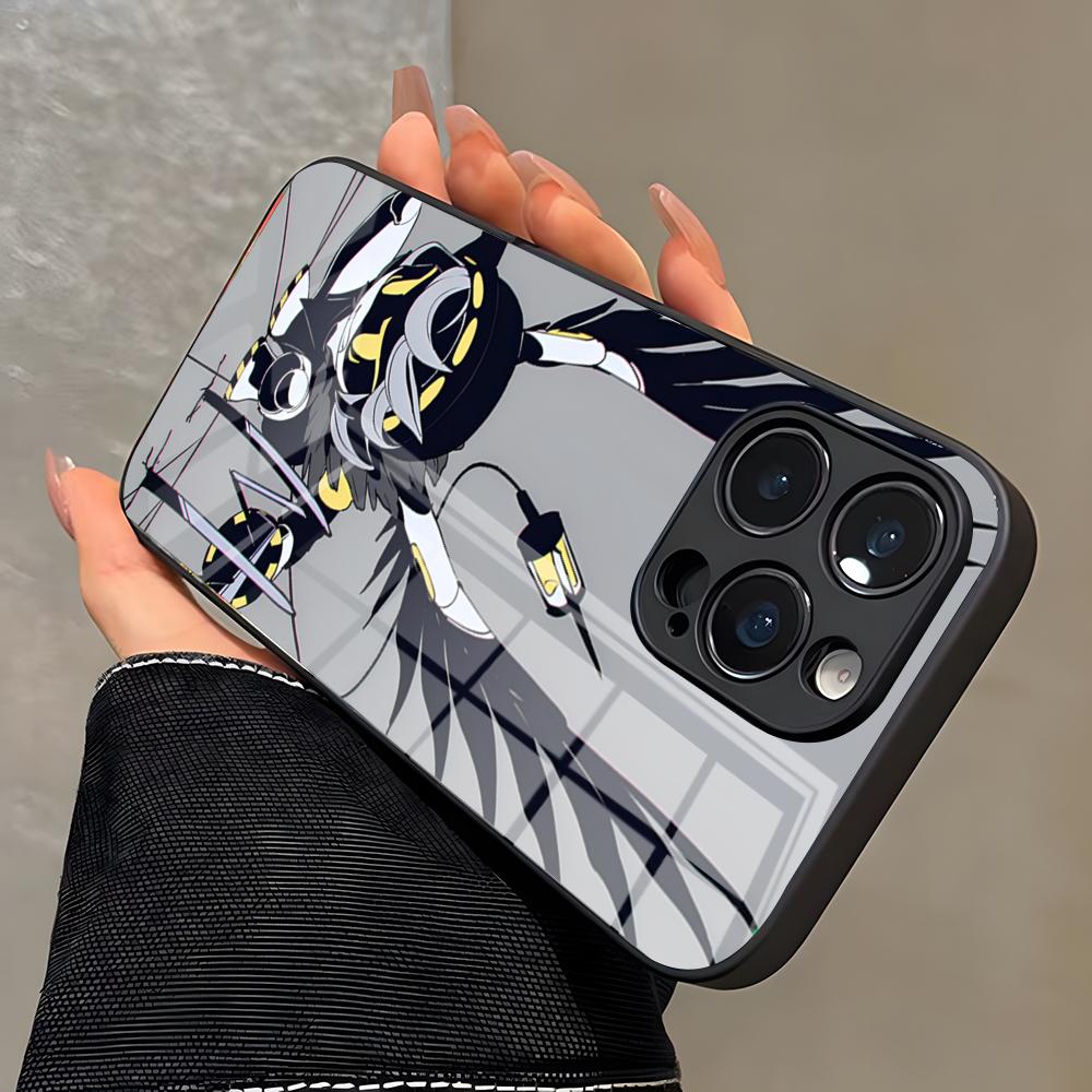 Murder Drones Phone Case For IPhone 17 Pro Max 16 15 14 Pro Max 13 11 X Xs Xr 8 7Plus Glass Cover