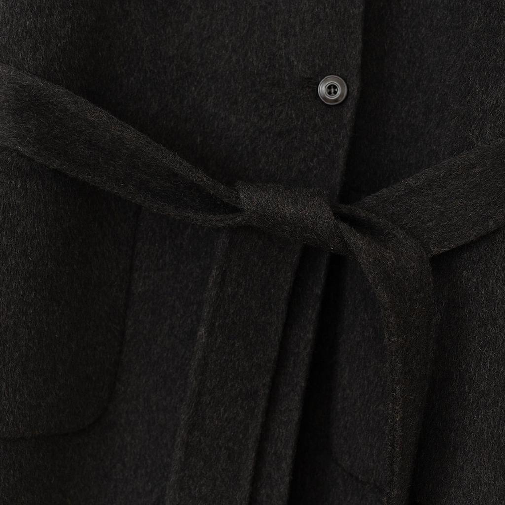 2025 Fall/Winter Women's Cashmere Wool Loose Mid-Length Double-Sided Coat