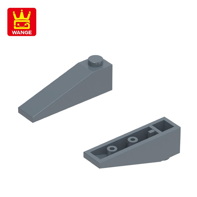 92Pcs/lot Slope 18°4x1 Roof Block Moc Hue Accessories Works With 60477 Brick DIY Children's Plaything Assembly Components