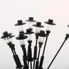 10Pc 1:0 Scale Street Lights Garden and Park Train Railroad Scenery Miniature Lamp Post Buildings