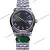 Lao Jia Ri Zhi Dvoubarevné pánské automatické hodinky 31 mm, perleť, nerezová ocel, s diamanty, funkce kalendáře