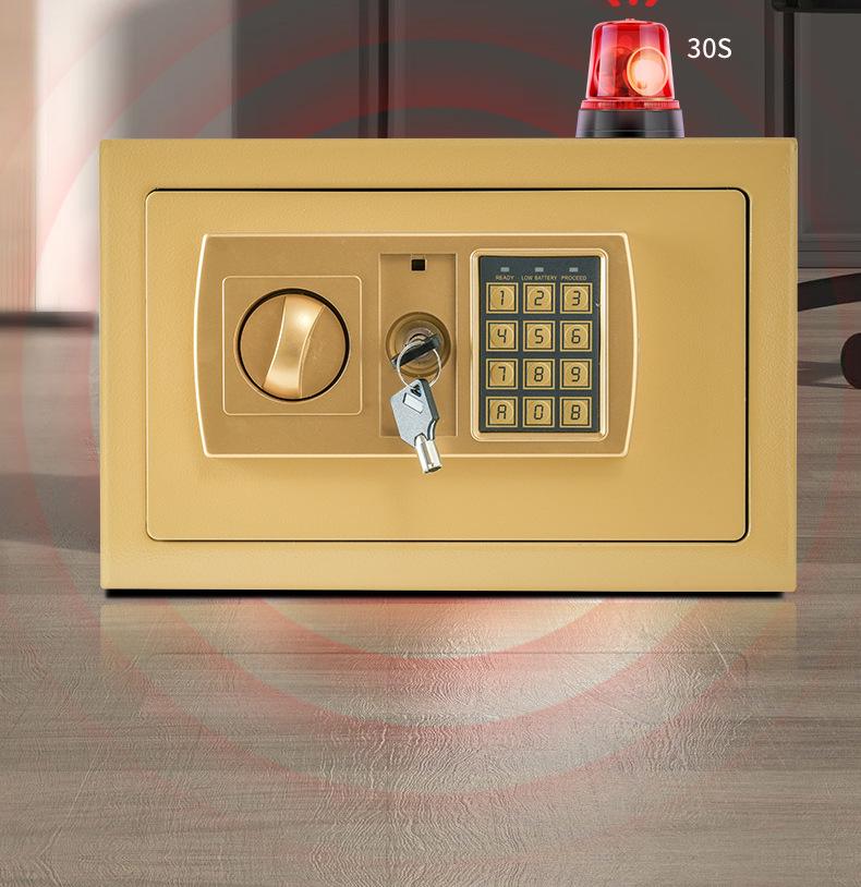 Secure Home Office Wall-Mount Electronic Steel Safe for Money Protection