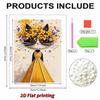 5D DIY Frameless Pearl Painting Cat Princess Pattern Painting Kit Suitable for Home Living Room Bedroom and Other Wall Decoration Art Paintings
