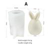 Handmade Molds Rabbit Shape Candle Silicone Mold Easter Cake Chocolate Mold Cute Blood Drawing Silicone Molds Accessories Tools
