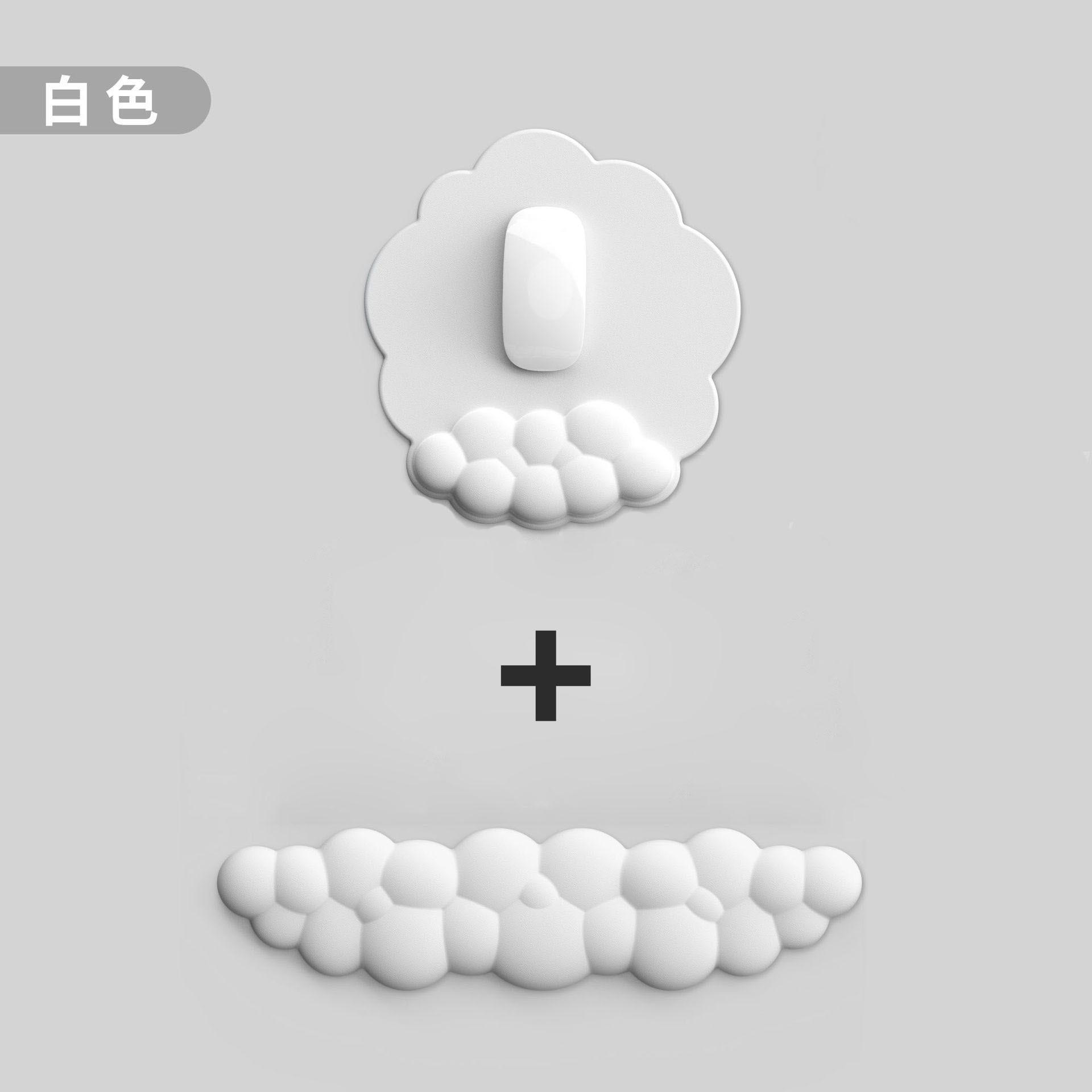 

Подушка под запястье в форме облака, мягкий материал, пена с эффектом памяти, ПУ основание, нескользящая резиновая основа, поддержка запястья для офисной клавиатуры и мыши