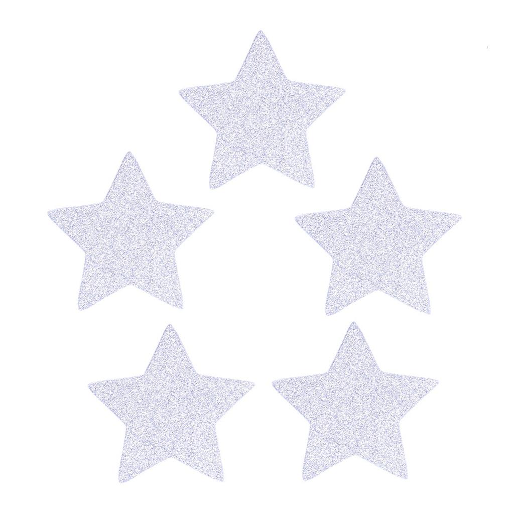 100 st Glittrande Stjärnkonfetti Hårt Papper Ingen Glittrande Fall Delikat Form för Årsdag Alla Hjärtans Dag Fest Guld