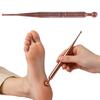 Pure Copper Massage Wand Lightweight Trigger Point Massage Acupressure Pen Dual Tip Tool for Nasal Hygiene Reflexology Wellness