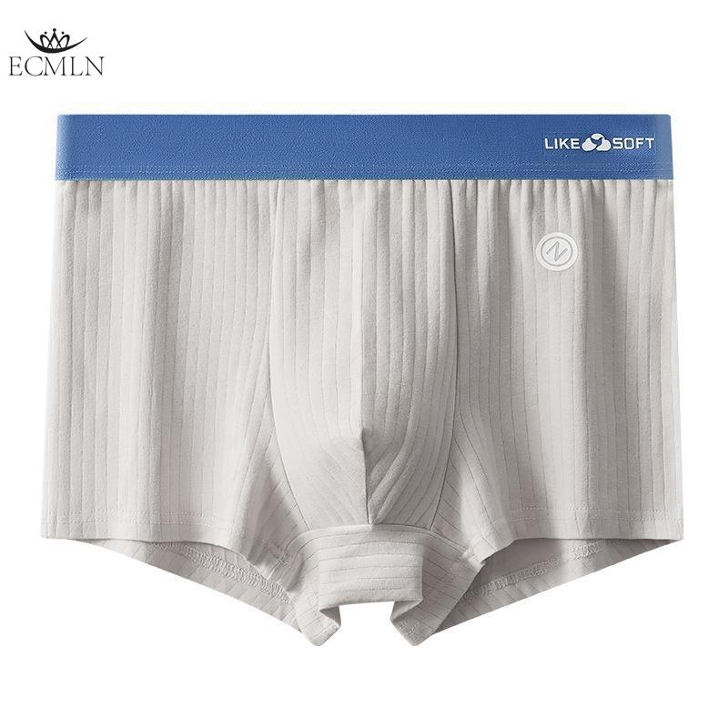 Мужское хлопковое нижнее белье с плоским углом, нижнее белье с квадратным углом, мужское нижнее белье, трусы-боксеры 3XL серый