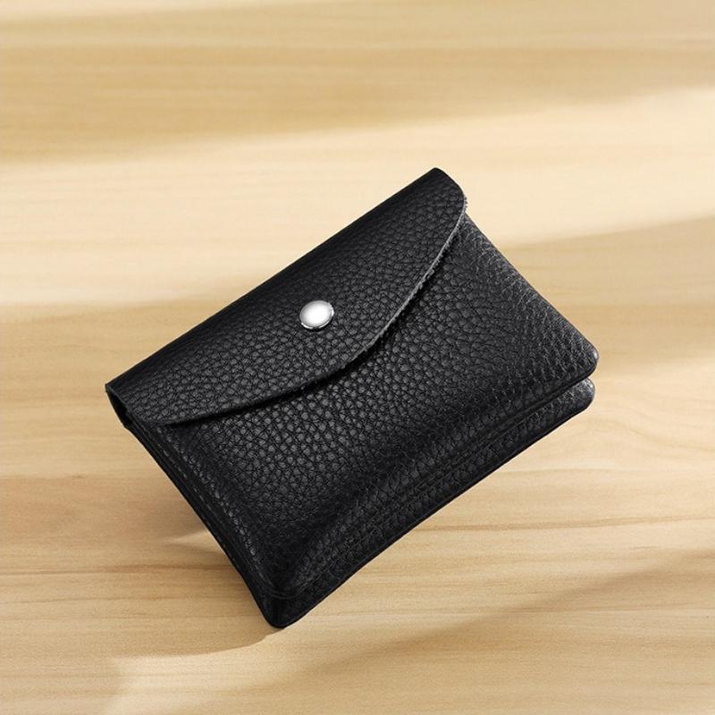 Kadınlar için Üst Katman İnek Derisi Madeni Para Kesesi Yeni Hakiki Deri Anahtarlık Kartlık Madeni Para Cüzdanı