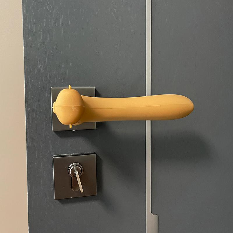 Silicone Door Knob Covers - Anti-Collision/Static Mats for Handles & Wall Protection