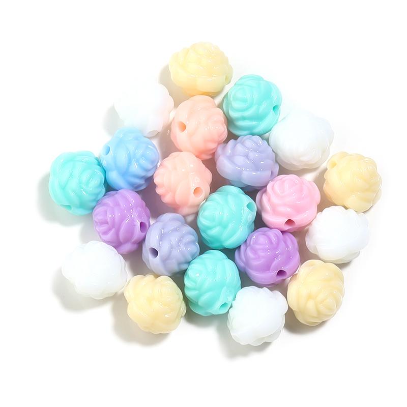 50-100 Stück/Los Mischfarbe Acrylperlen Schmetterling Blume Stern Lose Perlen Meeresbewohner Perlen Für Schmuckherstellung DIY Zubehör