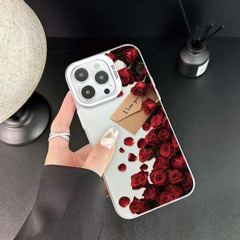 The New Rose Envelope Is Suitable for Iphone17 Mobile Phone Case Apple 15promax/14 Anti-drop 13pro16 Europe and America