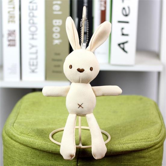 Jouet en peluche super doux en coton PP résistant à l'usure pour bébé fille, poupée lapin apaisante, jouet pour bébé pour la maison