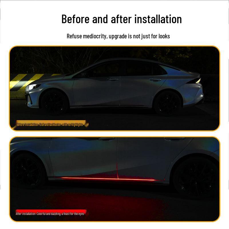 LED Ambient Side Skirt & Door Edge Light Strip with Dreamcolor & Remote Control