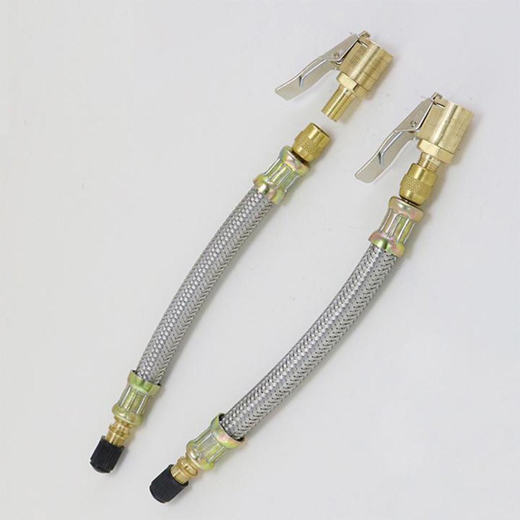 2pc Inflator Pumpe Kupfer Düse Schnell Adapter Auto Inflator Zubehör