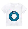 New Alphabet Lore T Shirt Print Cartoon Casual Summer Children Short-sleeved Anime T-shirt Kids Clothes Boy Game Series T Shirt