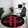 1pc Rockets Basketball Office Round Area Rug, Indoor Mat Suitable For Office, Bedroom Living Room Home Decor, Room Deco, Offic A0926210