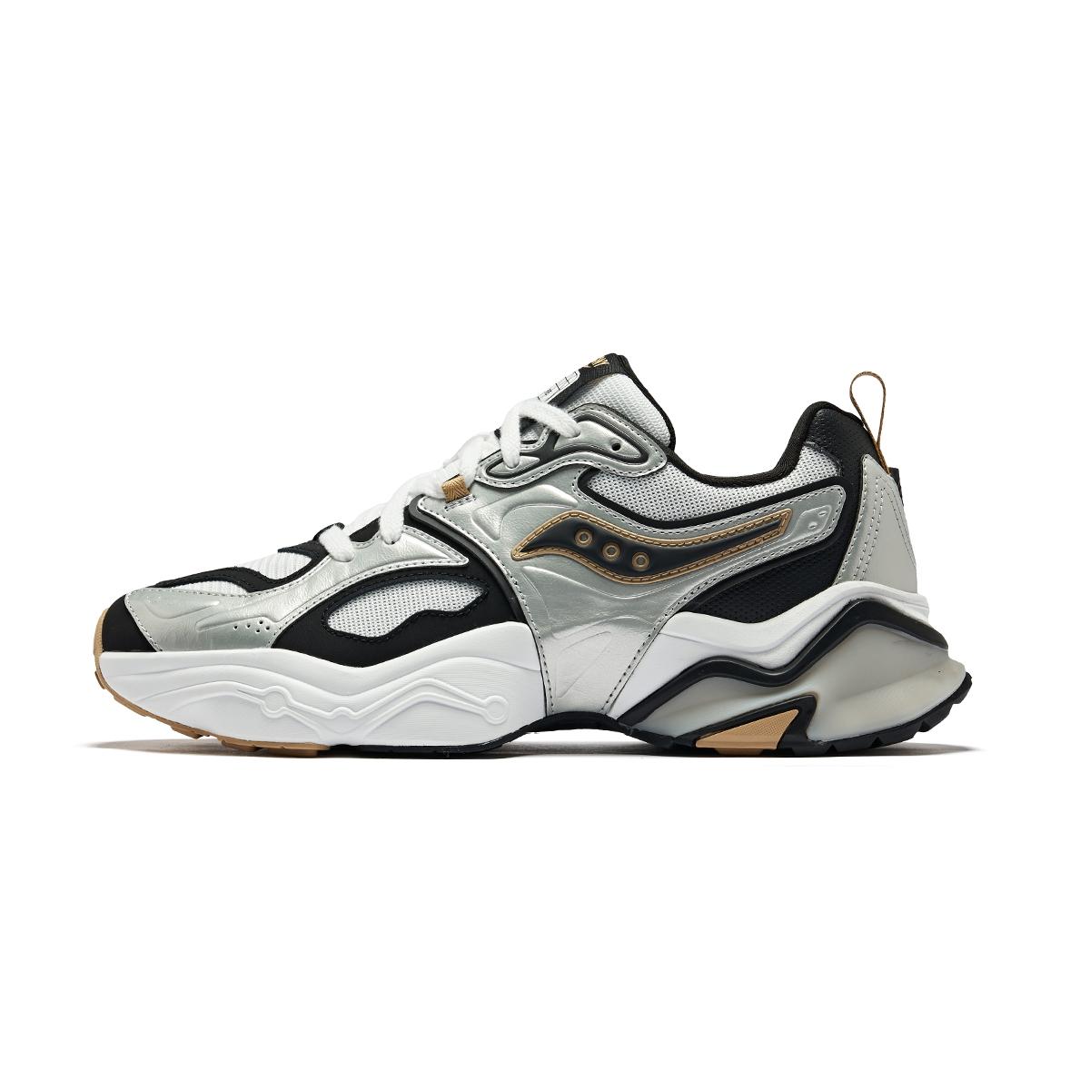 

Saucony Unisex White Black Shadow Pro Casual Shoes S79055-4 44