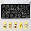 KT Cat & Mickey Mouse Anime Nail Art Stamping Plate for Beginners