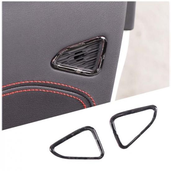 Forged Carbon Fiber Dashboard Speaker Trim Tweeter For Corvette C8 Z51 -25