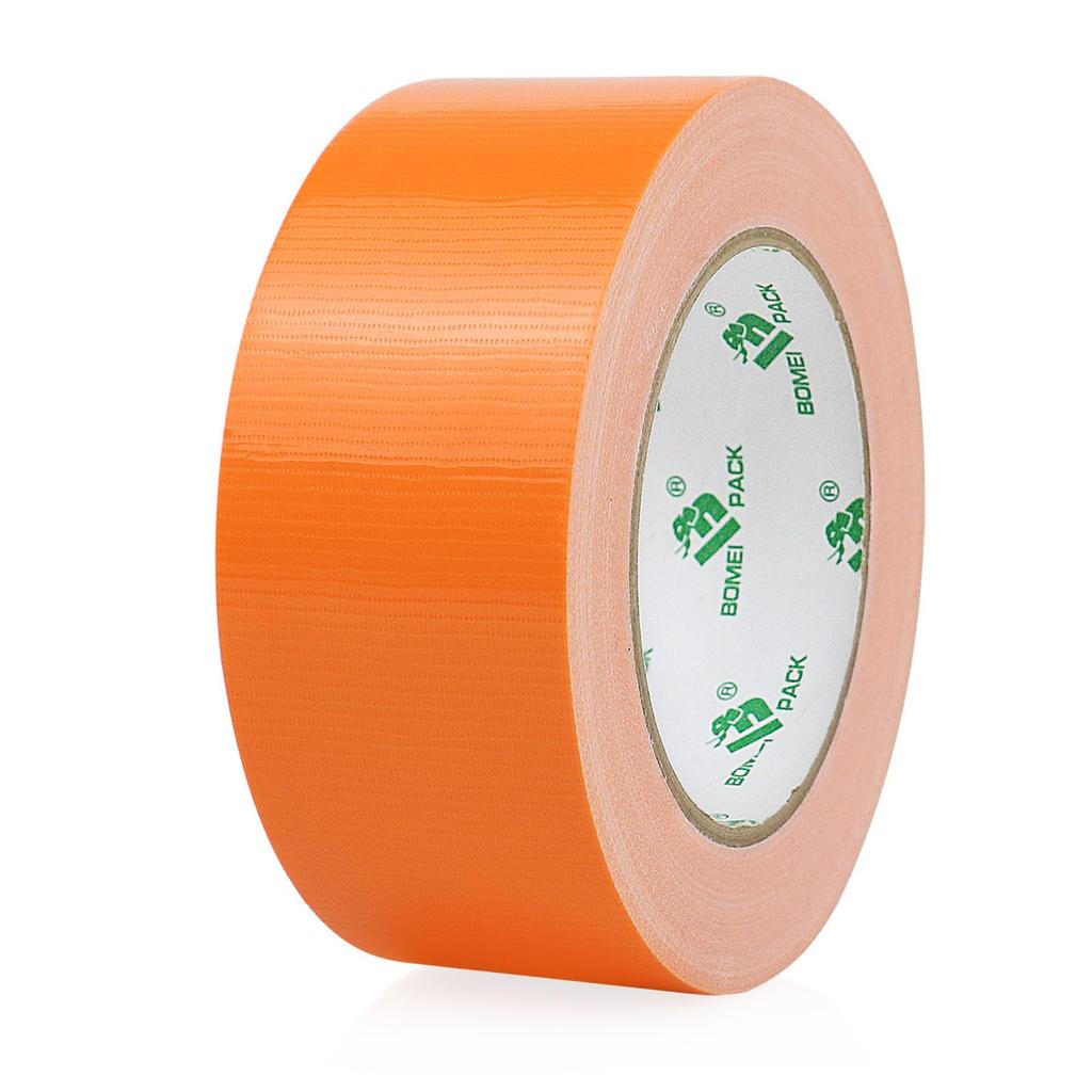 BOMEI PACK 50mm Orange Duct Heavy Hand for Home and Commercial Use Tape, Duty, 50mm30y, Waterproof, Tearable, Strong, Residue-Free, Flexible,