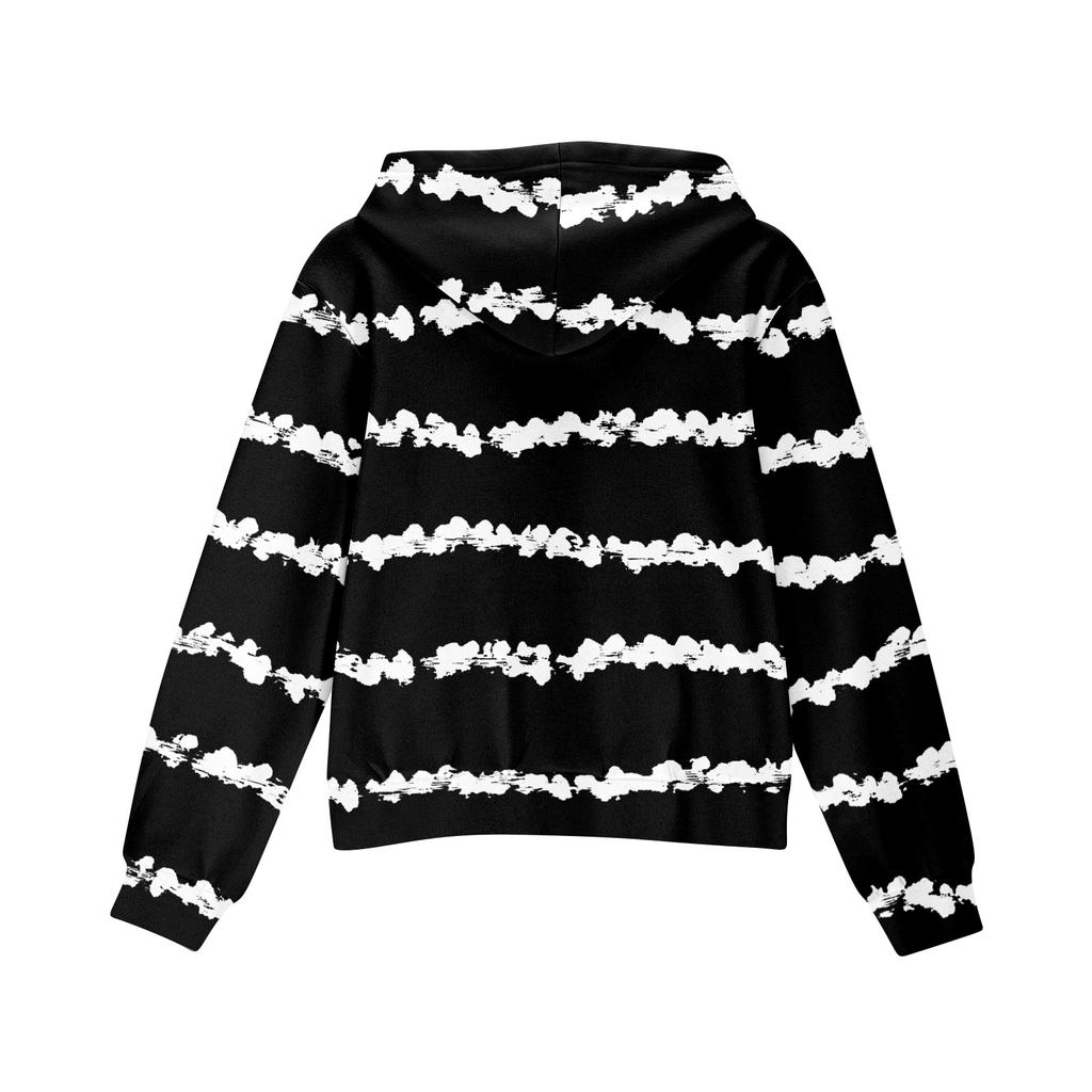 Children's Fashion Printed Long Sleeved Hooded Sweatshirt Girls' Hoodie Jacket