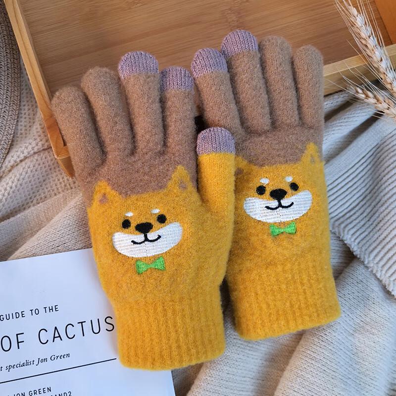 Cute Cartoon Winter Touchscreen Gloves