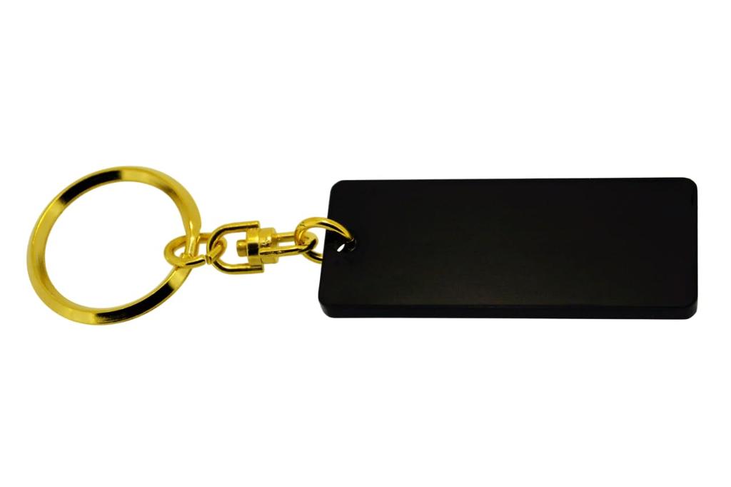 Gorilla Gold Black Double Ring Acrylic Original Keychain 50 AB27 Z50J Custom Parts A-601-1 &