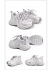 Kids' Silver Breathable Mesh Sneakers with Soft Soles - Lightweight Korean Style for Spring