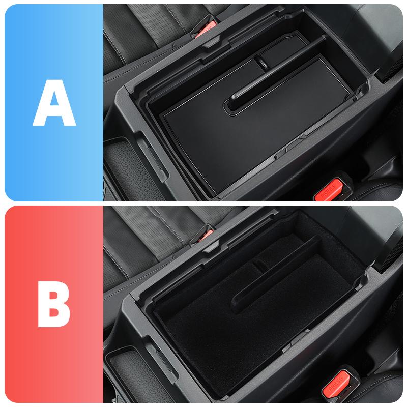 For Honda CR-V 6th  2024 2025 CRV Hybrid ABS Car Central Armrest Storage Box Cover Center Console Flocking Organizer Tray