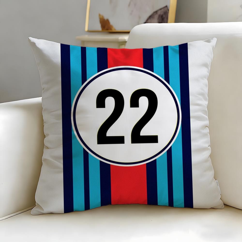 classic beverage brand Martini Cushion Cover Soft & Easy-Wash Pillow Case – Versatile for Couch, Bed, Travel and Office