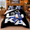 Dallas Mavericks Pattern Bedding 3Pcs Set Bed Sheet And Pillowcases For Indoor Bedroom