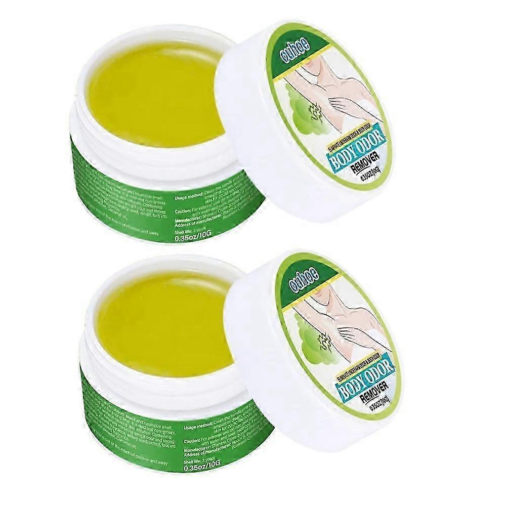 2X Underarm Care Odor Cream Deodorant Cream Herbal Body Odor Cream Remover