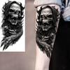 1 Sheet Evil Witch Zombie Vampire Temporary Tattoos For Men Women Adults Halloween Long Lasting Waterproof Fake Tattoo Sticker