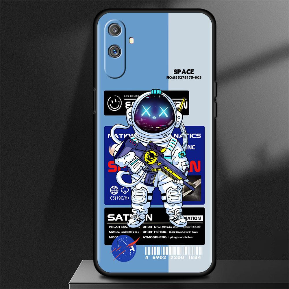 Soft Case For Oppo Realme 8 C21Y C21 GT Neo 2 Pro 3 7 9 Pro 8i 6 C11 9i C35 C15 Master C12 C3 Phone Cover Fashion Cool Astronaut