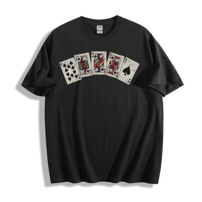 Camiseta de Poker de Picas Mano T - Diseño Divertido de Casino Camiseta Unisex