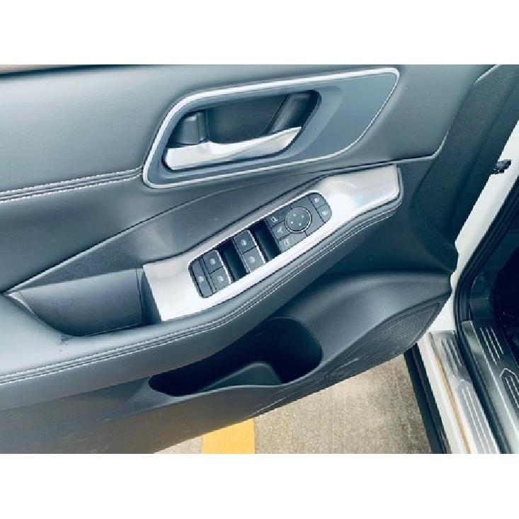Door Window Lift Panel Switch Cover Trim For Nissan Rogue X-Trail -25 Matte