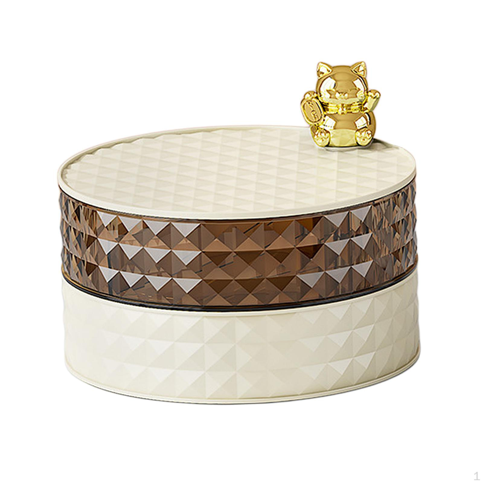 

Ожерелье Серьги Органайзер Хранение Закусок Конфетница Вращающаяся Ювелирные Изделия